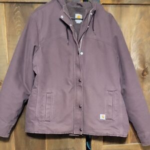 Carhartt Mauve Hooded Jacket